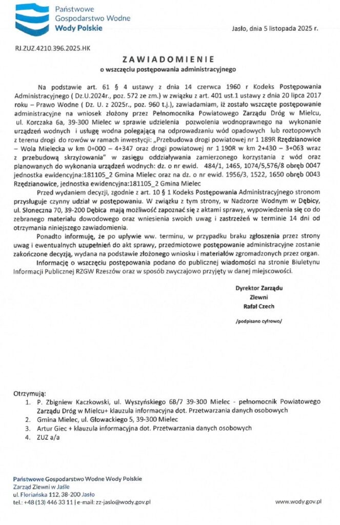 20251112 zawiadomienie wody polskie 1